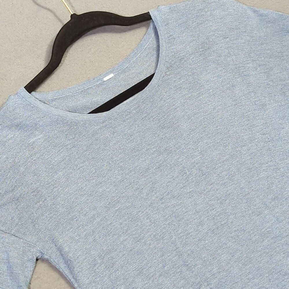 Lululemon Shirt Women's 6 (estimated) Blue Short Sleeve Lightweight